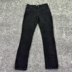 Mudd Jeans Juniors 9 Black Mid Rise Skinny Stretch Denim Dark Wash Casual City